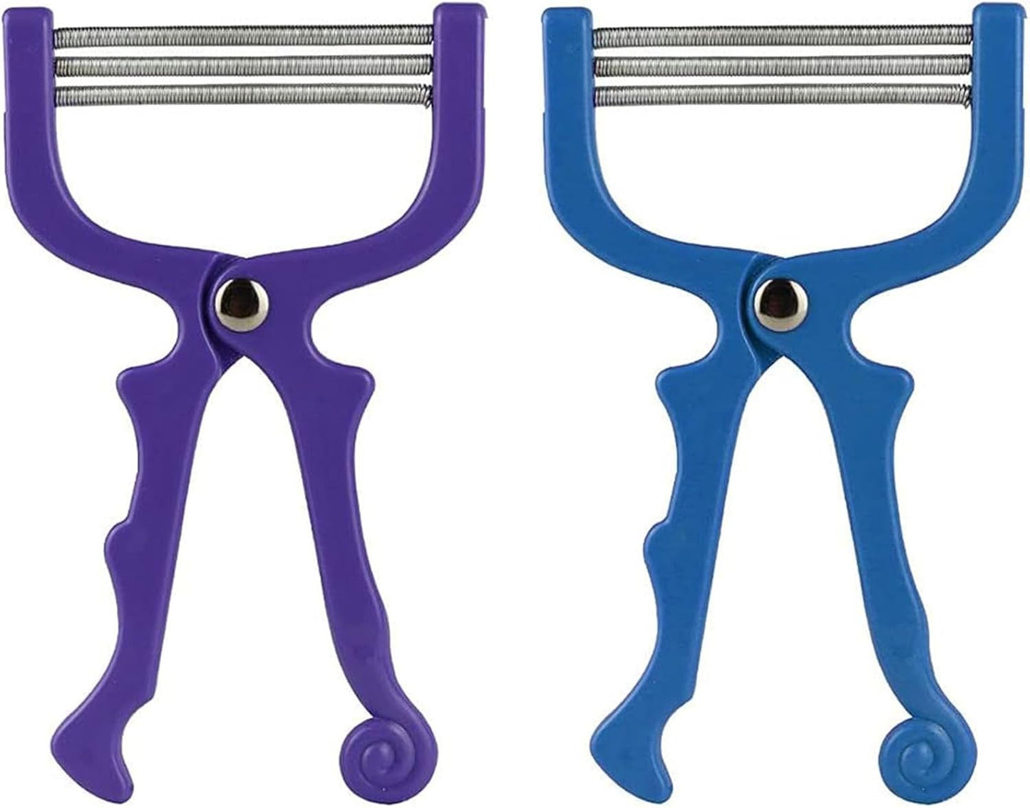 2 Pieces Handheld Facial Hair Removal Threading Beauty Epilator Tool Removal Threader Remover Spring Facial Hair Epilator Use for Women Face Hair Removing Beauty Tools Random Color