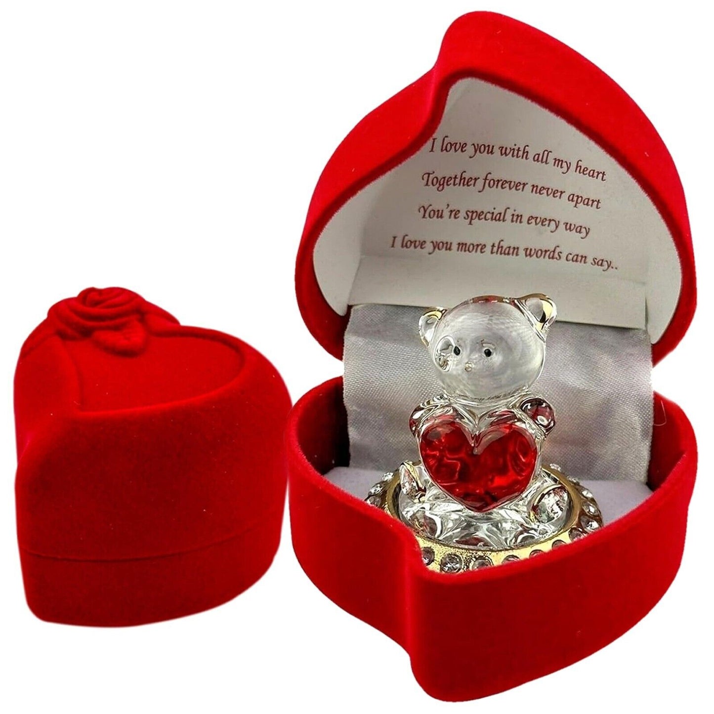 Christmas Gift Love Teddy for Husband Wife GF/BF Birthday Anniversary Xmas
